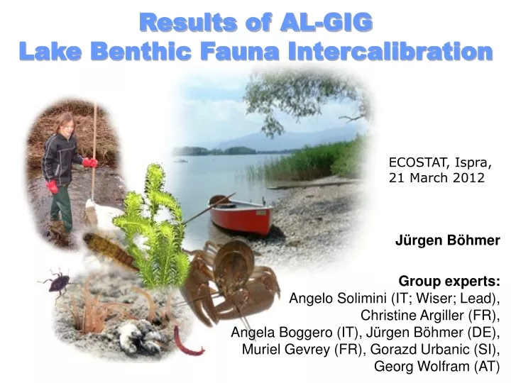 results of al gig lake benthic fauna