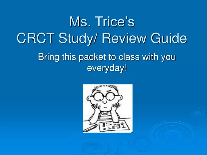 ms trice s crct study review guide