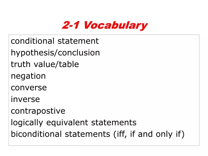2 1 vocabulary