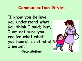 Communication Styles