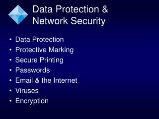 Data Protection &amp; Network Security