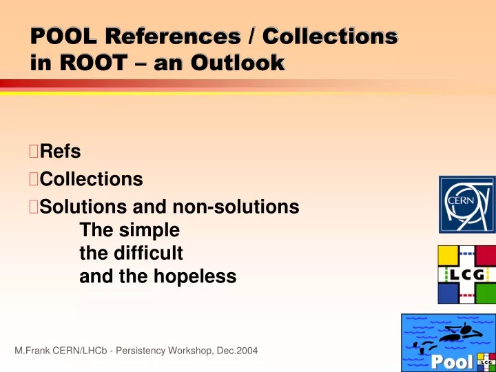 pool references collections in root an outlook