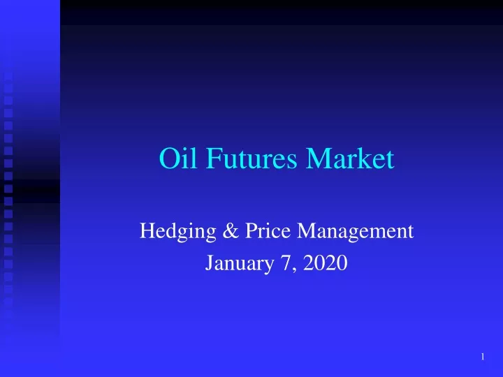 oil futures market