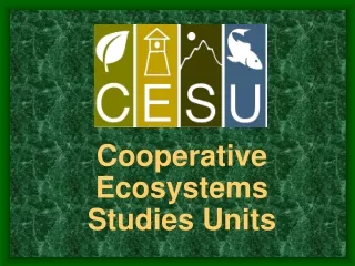Cooperative Ecosystems Studies Units