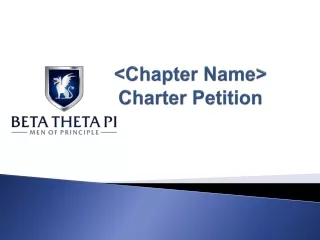 &lt;Chapter Name&gt;  Charter  Petition