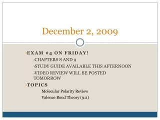 December 2, 2009
