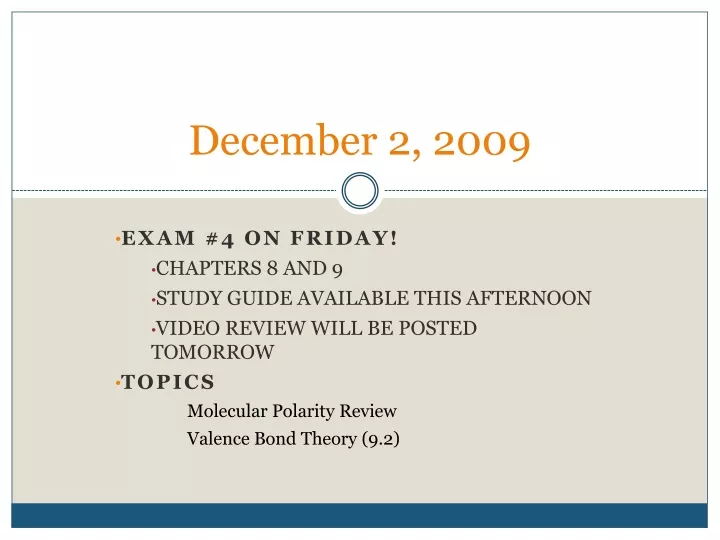 december 2 2009