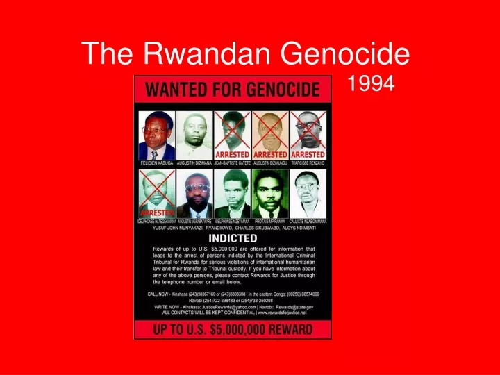 the rwandan genocide