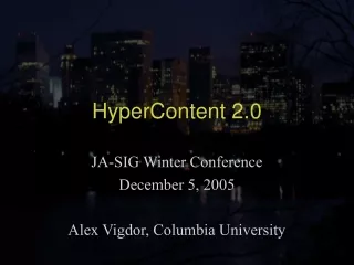 HyperContent 2.0