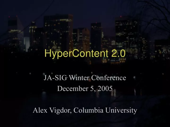 hypercontent 2 0