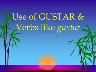 Use of GUSTAR &amp; Verbs like  gustar