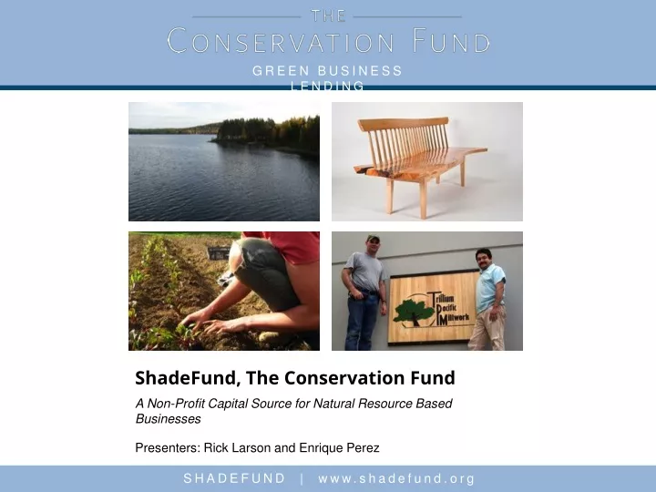 shadefund the conservation fund