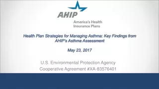 U.S. Environmental Protection Agency Cooperative Agreement #XA-83576401