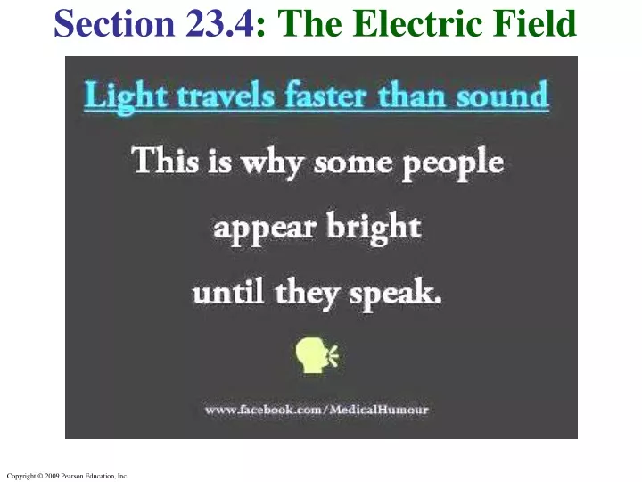 section 23 4 the electric field