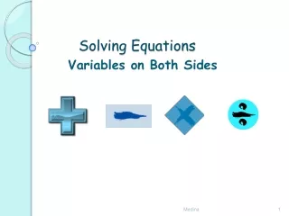 Solving Equations