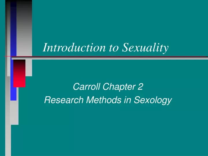 introduction to sexuality