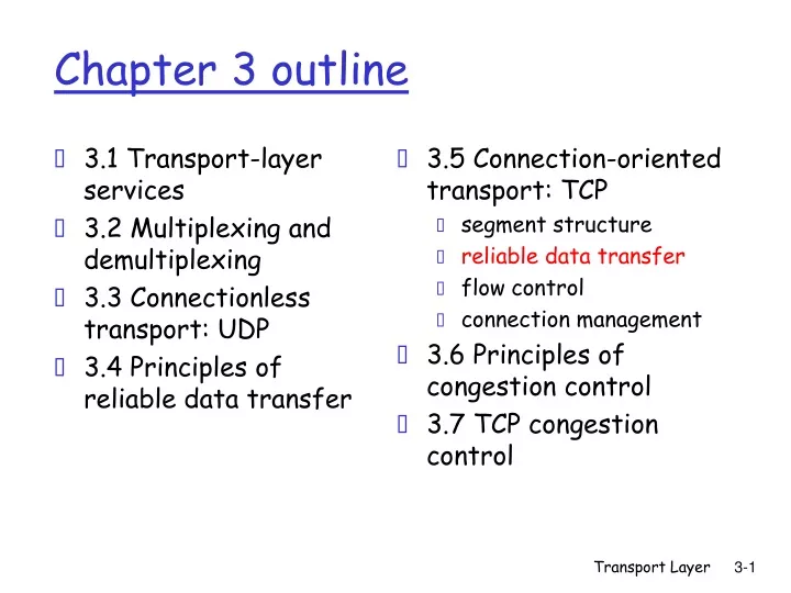 chapter 3 outline