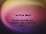 Comma Rules - slide 1