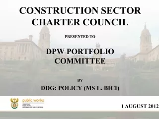 CONSTRUCTION SECTOR CHARTER COUNCIL