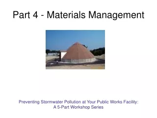 Part 4 - Materials Management