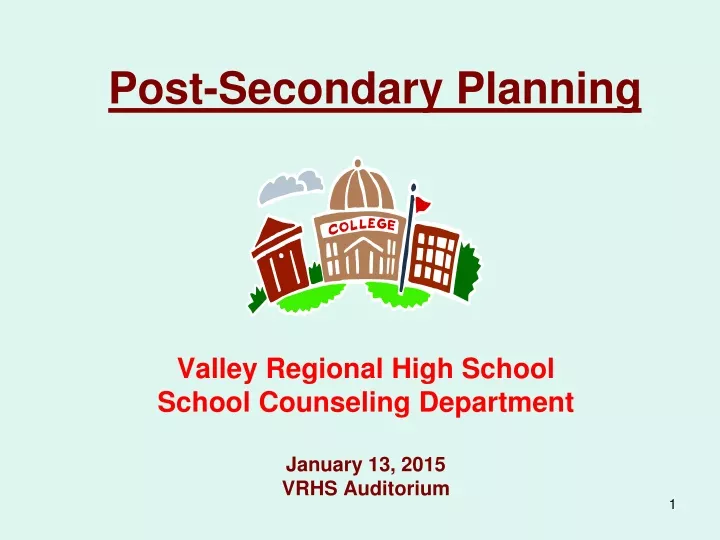 post secondary planning