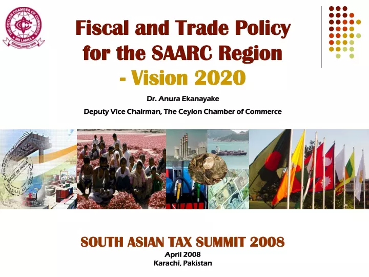 fiscal and trade policy for the saarc region