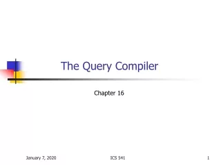 The Query Compiler