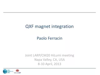QXF magnet integration