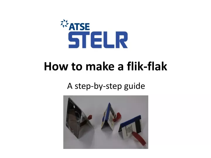 how to make a flik flak