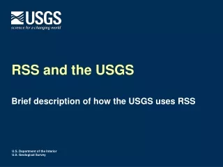RSS and the USGS