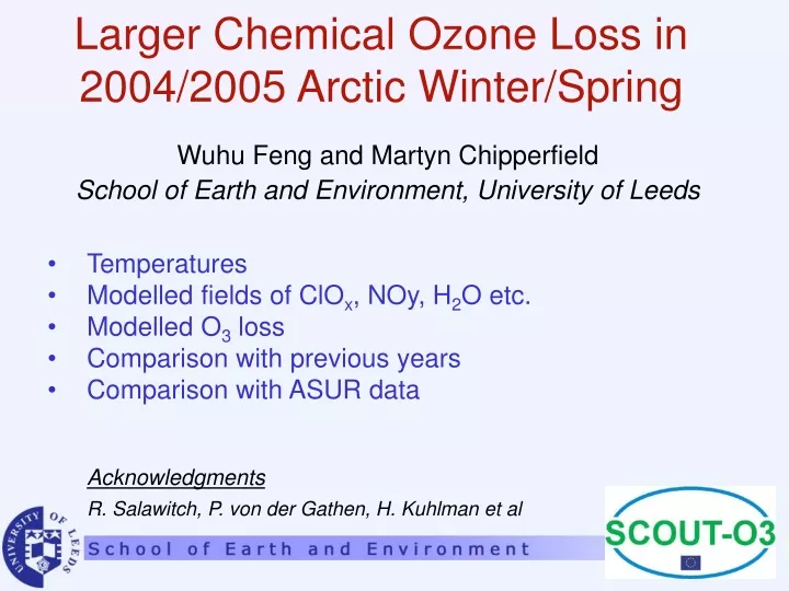 larger chemical ozone loss in 2004 2005 arctic winter spring