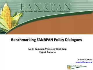 Benchmarking FANRPAN Policy Dialogues