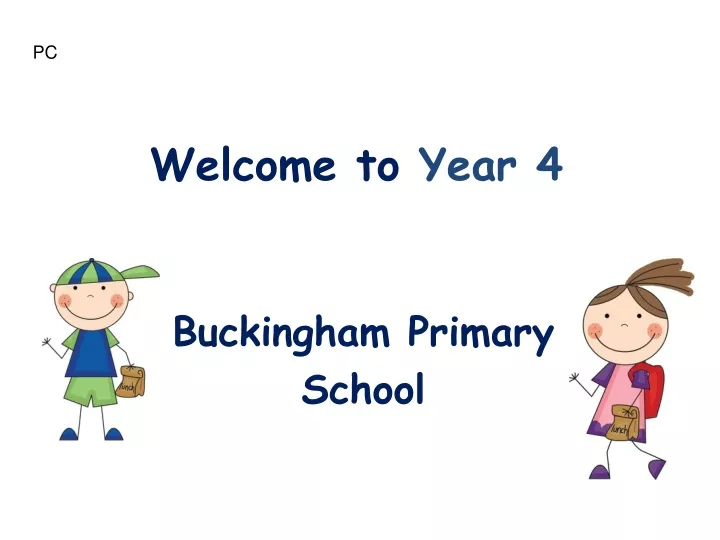 welcome to year 4