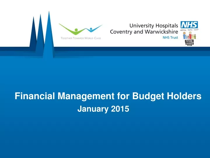 financial management for budget holders