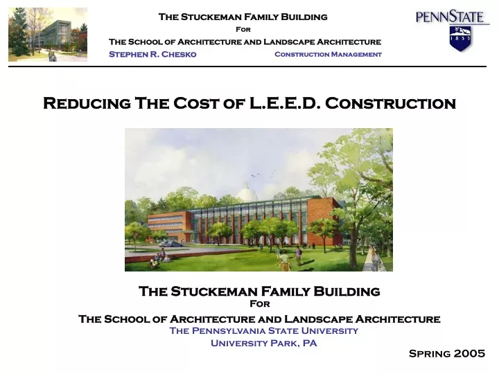 the stuckeman family building