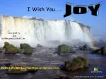 I Wish You…… - slide 1
