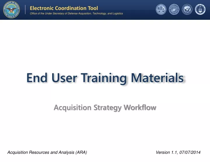 end user training materials
