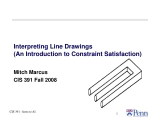 Interpreting Line Drawings (An Introduction to Constraint Satisfaction)