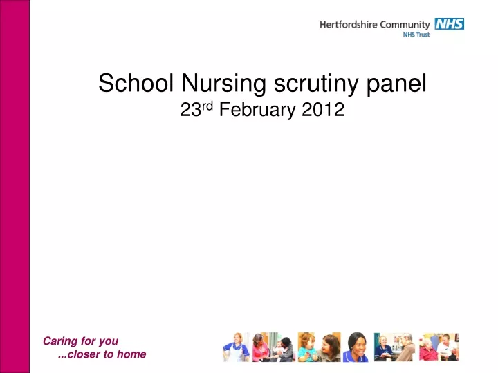 school nursing scrutiny panel 23 rd february 2012