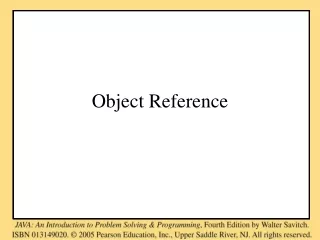 Object Reference