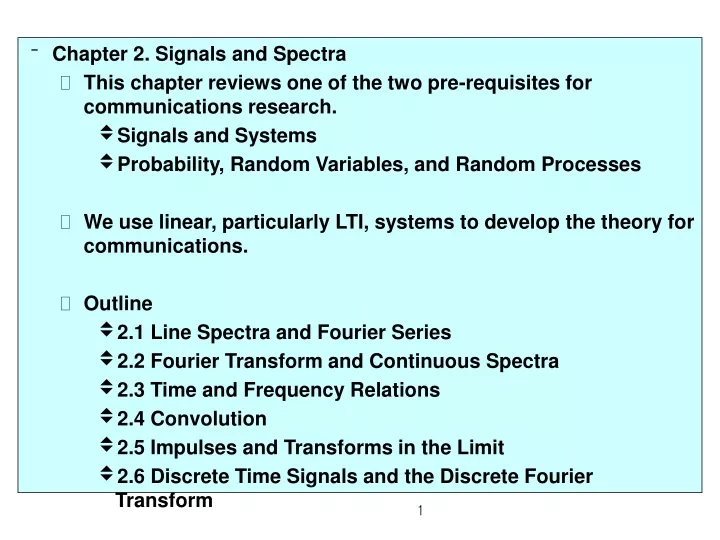 chapter 2 signals and spectra this chapter