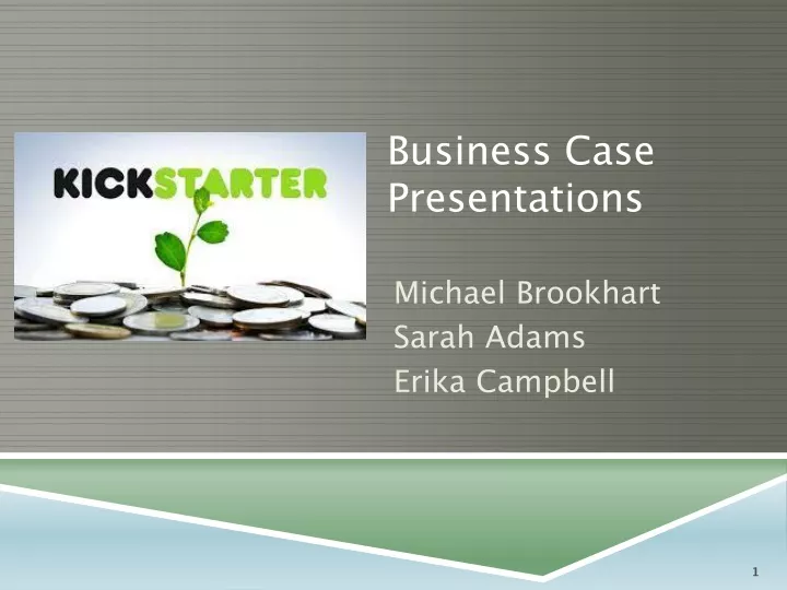 business case presentations