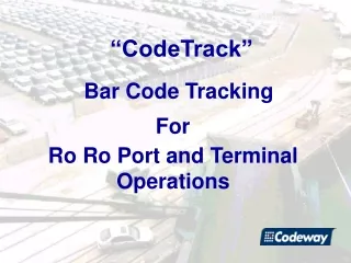 Bar Code Tracking