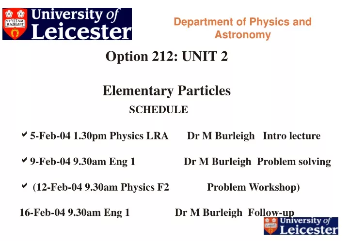 option 212 unit 2 elementary particles
