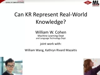 Can KR Represent Real-World Knowledge?