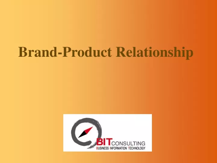 brand product relationship