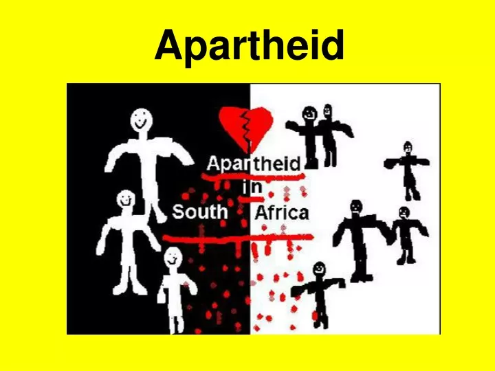 apartheid