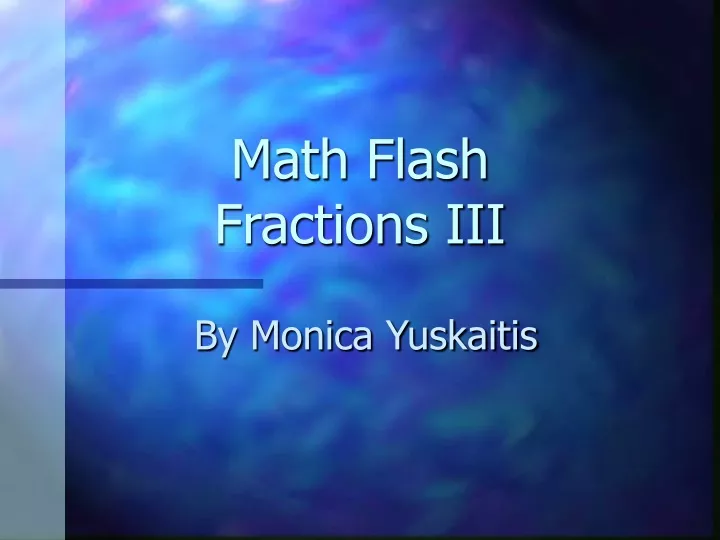 math flash fractions iii