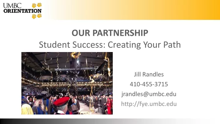 our partnership student success creating your path