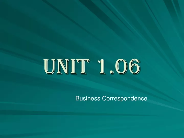 unit 1 06